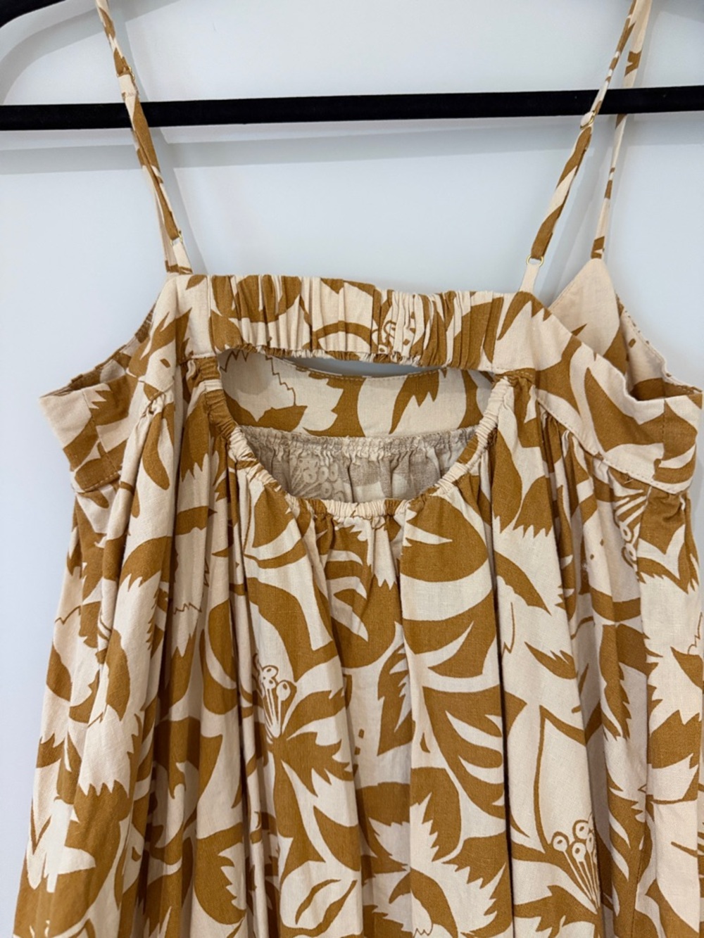 Madewell Linen-Blend MIDI Dress in Tropicale Floral, size S - Picture 8 of 8